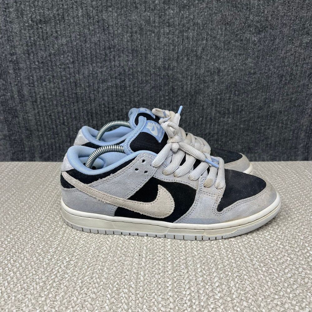 Nike Dunk Low Pro SB Aluminum Blue Black White Shoes Mens 5.5 / 7 Wmn HF3063-400